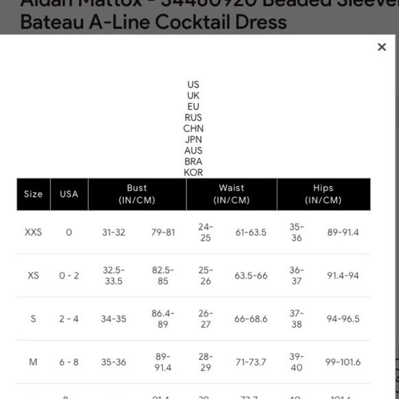 Aidan Mattox Embellished Popover Cocktail Dress White Black Size 0 NWT - Picture 9 of 9